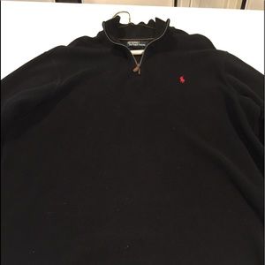 Men’s polo 1/4 zip-up pullover